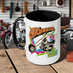 Mini Bike Coffee Mug , Vintage Bonanza Scout Minibike Chopper (11, 15oz) - Picture 1 of 14