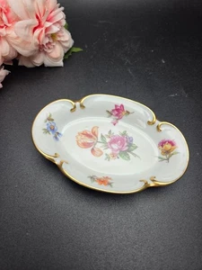 JLMenau Graf Von Henneberg Scalloped 4 Inch Floral Trinket Dish - Bild 1 von 6