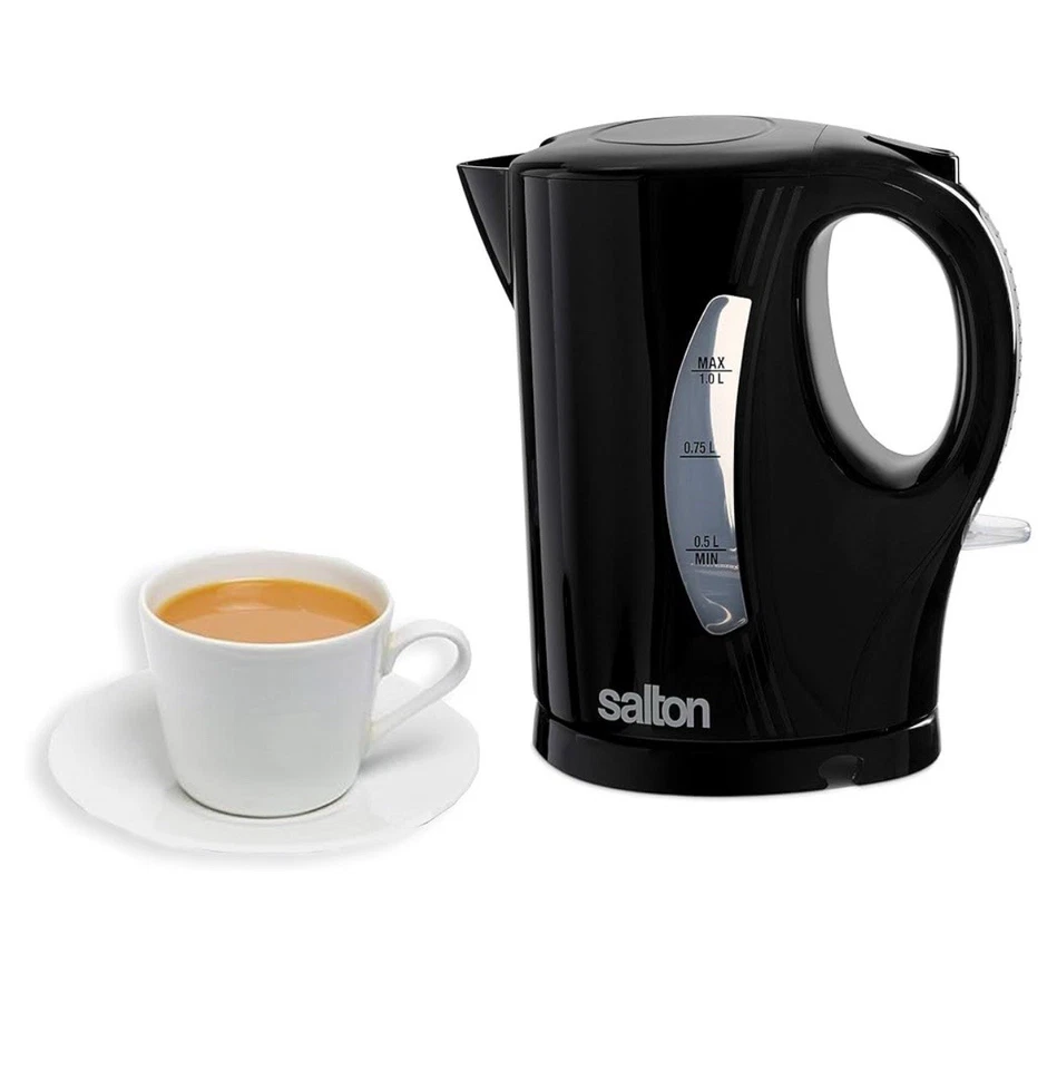 Salton Cordless Electric Jug Kettle JK1641B Auto Shut Off 1L Black BRAND NEW￼ - Image 1 of 4