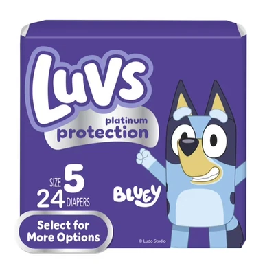 Pañales para bebé Luvs Platinum Protection talla 5, 24 unidades Foto 1 de 4