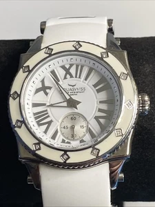 Aquaswiss 62LD001 Swissport L einzigartige Damenuhr mit Diamanten akzentuiert Blumen - Bild 1 von 15