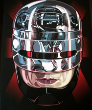 Robocop 2 Detroit art print Movie mondo bottleneck poster RARE 