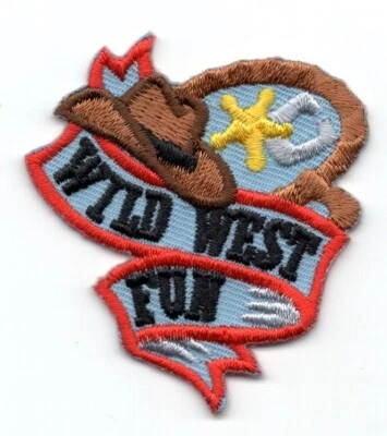 WILD WEST FUN Iron On Patch Western Southwest - Image 1 of 2