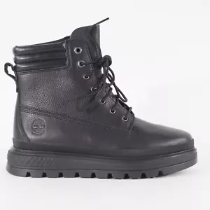 Mujer Timberland Ray City 6 Pulgadas A2JHY Cuero Negro Impermeable Bota Informal - Imagen 1 de 7