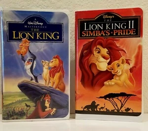 The Lion King VHS, 1995 and The Lion King II Simba’s Pride VHS, 1999 - Bild 1 von 7