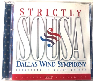 John Philip Sousa Strictly Sousa (Cd 1998) HDCD Jerry Junkin Dallas Wind Sympho - Imagen 1 de 2