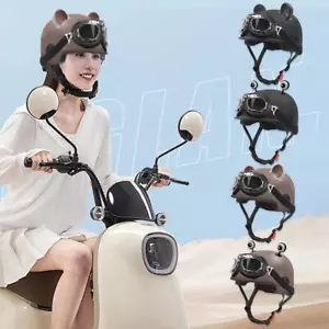Electric Bike Helmet, Summer Cycling Safety Helmet, Cute Half Helmet F8L2 - Picture 1 of 18