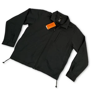 Chaqueta para Hombre IZOD XFG Genial FX con Cremallera Completa Malla Negra MEDIANA 3163 Absorción de Humedad - Imagen 1 de 7