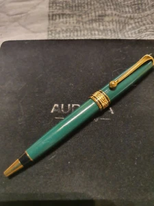 Aurora Optima Kugelschreiber 998 GRÜN vergoldet - Bild 1 von 4