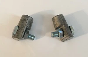 L&G U1 flag terminal mower battery to top post battery cable adapters - set of 2 - Picture 1 of 1
