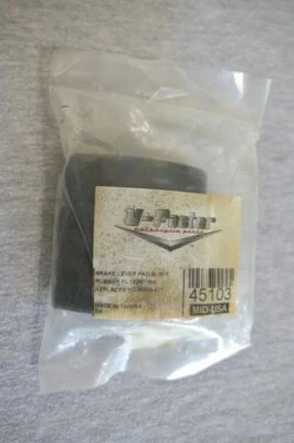NUEVA V-Factor 45103 Pastilla de pedal de freno de goma negra para Harley FL 36954-52 1936-1964 Foto 1 de 4