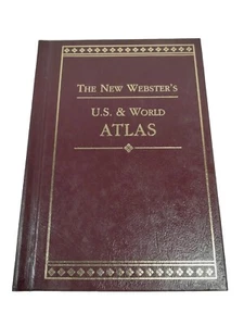 The New Webster's U.S. & World Atlas 1992 Hardcover Rand McNally & Company - Bild 1 von 2