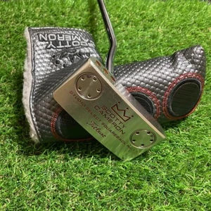 Putter zurdo Scotty Cameron Studio Select Squareback No.1 34 pulgadas diestro con H/C envío rápido - Imagen 1 de 9