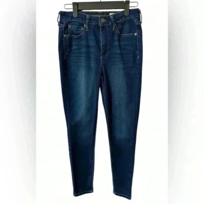 Aeropostale Juniors Jeggings Lavado Oscuro Talla 2 Corto Usado en Excelente Condición Foto 1 de 4