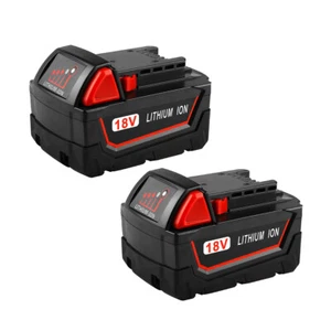 2 batterie per caricabatterie rapido agli ioni di litio Milwaukee due porte M12-18FC M12 M18 - Foto 1 di 8