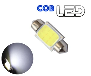 1 Ampoule Navette C10W 41 mm 41mm 6 LED COB Blanc Coffre Habitacle Plafonnier - Imagen 1 de 2