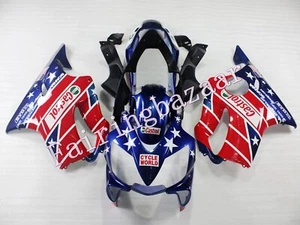 Fit for 2004-2007 CBR600 F4i Dark Blue Red White ABS Injection Fairing Kit - Picture 1 of 6