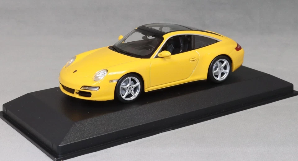 Minichamps Maxichamps Porsche 911 997 Targa in Yellow 2006 940066161 1/43 NEW - Image 1 of 3
