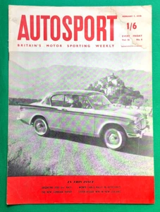 Autosport 7 Feb 1958 - MONTE CARLO RALLY - BUENOS AIRES 1000 KMS -LADY WIGRAM NZ - Imagen 1 de 3