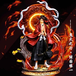 Geschenk Demon Slayer Tsugikuni Yoriichi Actionfigur LED Licht Statue neues Modell - Bild 1 von 9