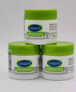 Cetaphil Moisturizing Cream Body Very Dry Sensitive Skin- 3 Pk  1 oz Travel Size - Picture 1 of 12