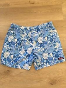 Vineyard Vines Mens Swim Trunks Shorts Size 2XL Shorts Beautiful Blue Colors EUC - Picture 1 of 14