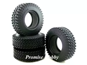 98mm OD Tire Tyre for 1.9 Wheel Rim 1/10 Axial SCX10 RC4WD RC Crawler Car Truck - Picture 1 of 4
