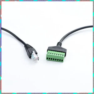 RJ45 revolution terminal 8-core extension Network cable adapter cable can fixed - Picture 1 of 18