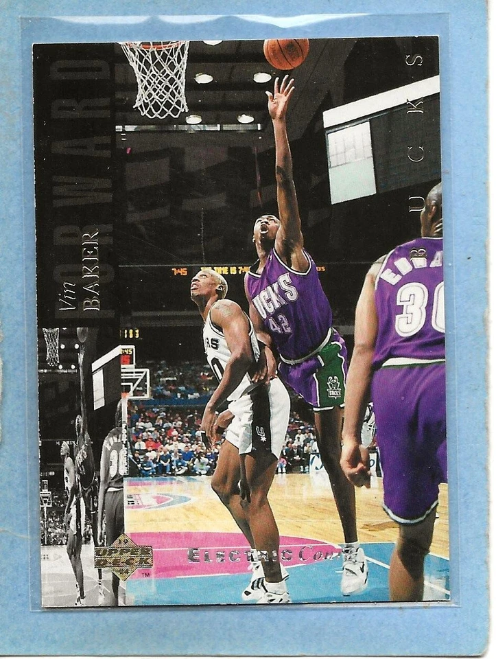 VIN BAKER - 1993-94 Upper Deck SE "Electric Court" - #69 - Bucks - $1 Shipping - Image 1 of 1