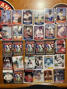 Legends Of MLB Card Lot Hank Aaron Roberto Clemente Jackie Robinson 97 Count