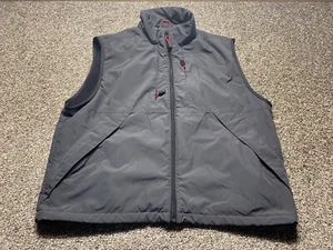 Eddie Bauer Vest Mens Large Gray Full Zip Nylon Casual Hiking Outdoor Outfitters - Picture 1 of 12