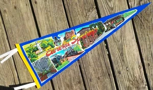 Eureka Springs 1992 blau Filz Souvenir Banner/Wimpel Eureka Springs, Arkansas - Bild 1 von 3