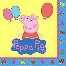 Peppa Pig Dessert Napkins Birthday Party Supplies 16 Per Package New