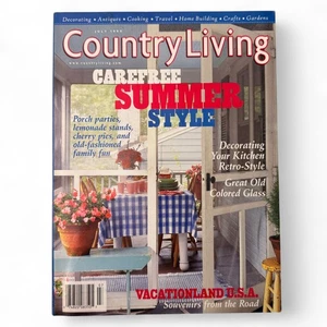 Country Living Magazine July 1999 – Carefree Summer Style Retro Decorating Issue - Bild 1 von 5