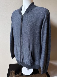 Chaqueta Bonobos Cremallera Completa 2 Bolsillos Calce Ajustado (XL) Algodón y Cachemira Negra - Imagen 1 de 7