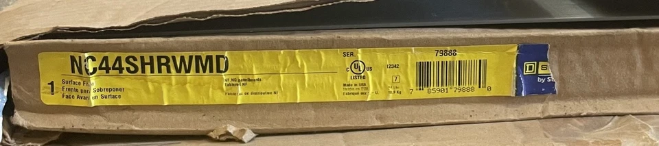 SQUARE D SQD NC44SHRWMD SURFACE COVER N1 - Image 1 of 1