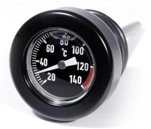 Öltemperatur Mess-Peilstab Celsius Schwarz f Harley-Davidson Softail Twin Cam 0- - Picture 1 of 2