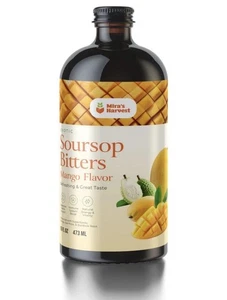 Mira's Soursop Bitters flüssiger Mango-Geschmack 16oz - Immunstärkung neu versiegelt  - Bild 1 von 4
