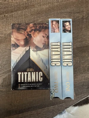Titanic VHS Movie 2-Tape Set With Box Very Clean! - Image 1 of 3