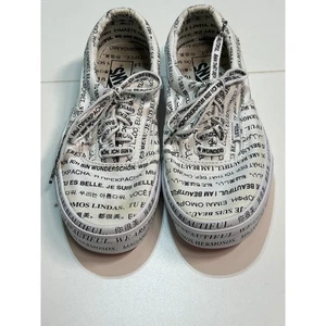 Vans Era We Are Beautiful Zapatillas de Lona Estampado Mundial Mujer 9.5 Hombre 8 *LEER - Imagen 1 de 9