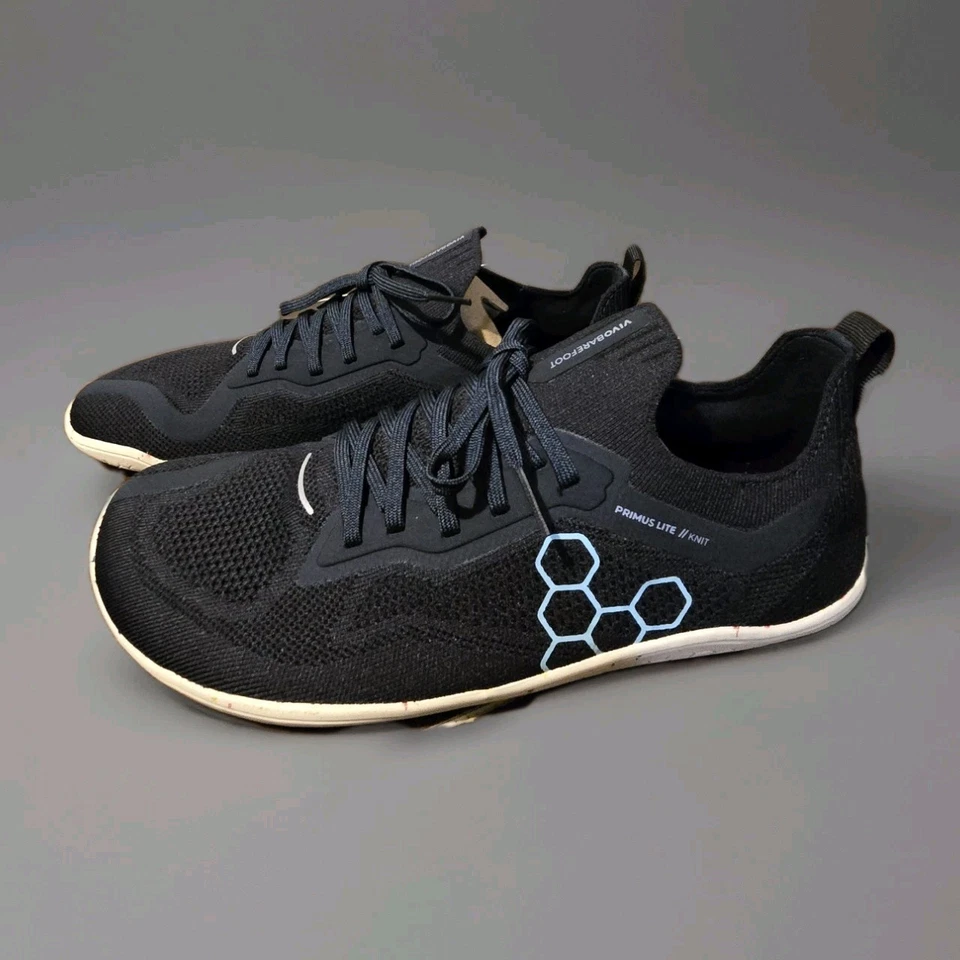 VivoBarefoot Men's 42 US 9 Primus Lite Knit Barefoot Shoes 309304-20 Blue  NEW - Image 1 of 4