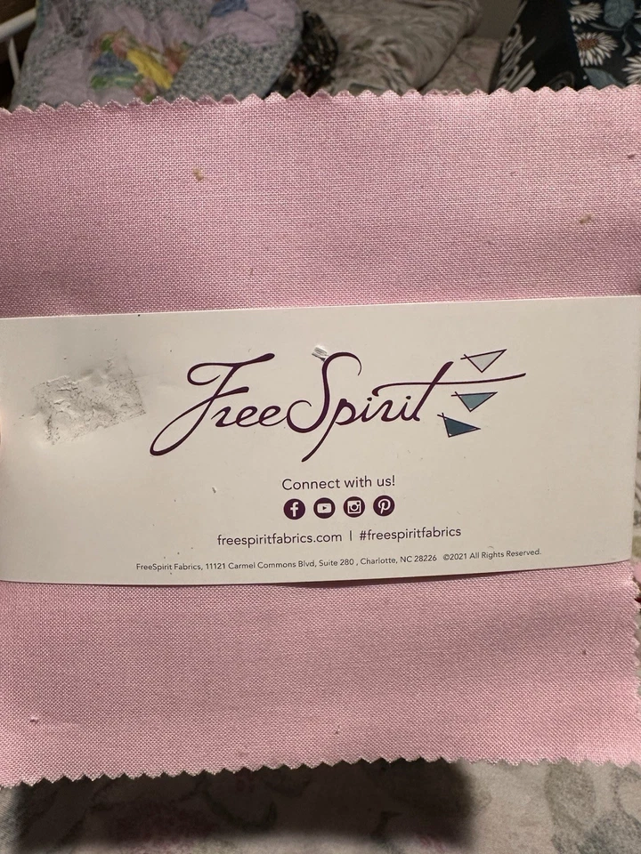 Tula Pink Designer Solids Free Spirit 5" Charm Pack Fabric - Image 1 of 4