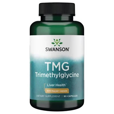 TMG Trimethylglycin 500 mg 90 Kapseln Swanson Health Products