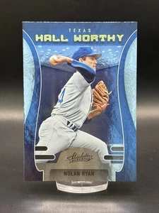 2022 Nolan Ryan Panini Absolute Hall Worthy Blue #HW-8 HOF - Bild 1 von 2