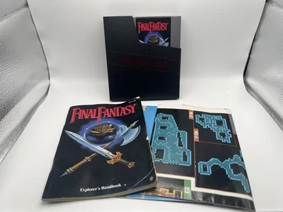 Final Fantasy Nintendo NES Juego Cartucho Funda Mapas Manual Foto 1 de 4