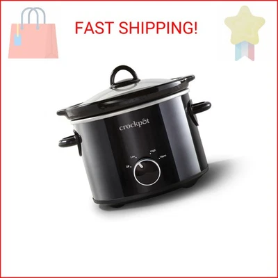 Crockpot 2-Quart Classic Slow Cooker Small Slow Cooker Black - Image 1 of 2