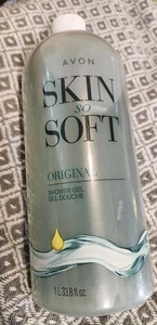 Avon Skin So Soft ORIGINAL SHOWER GEL 33.8 fl oz - w/out Pump - Sealed - Picture 1 of 3
