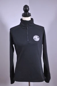The North Face Mountain Peaks 1/4 Zip Fleece White Claw Black Women's Medium M - Picture 1 of 5