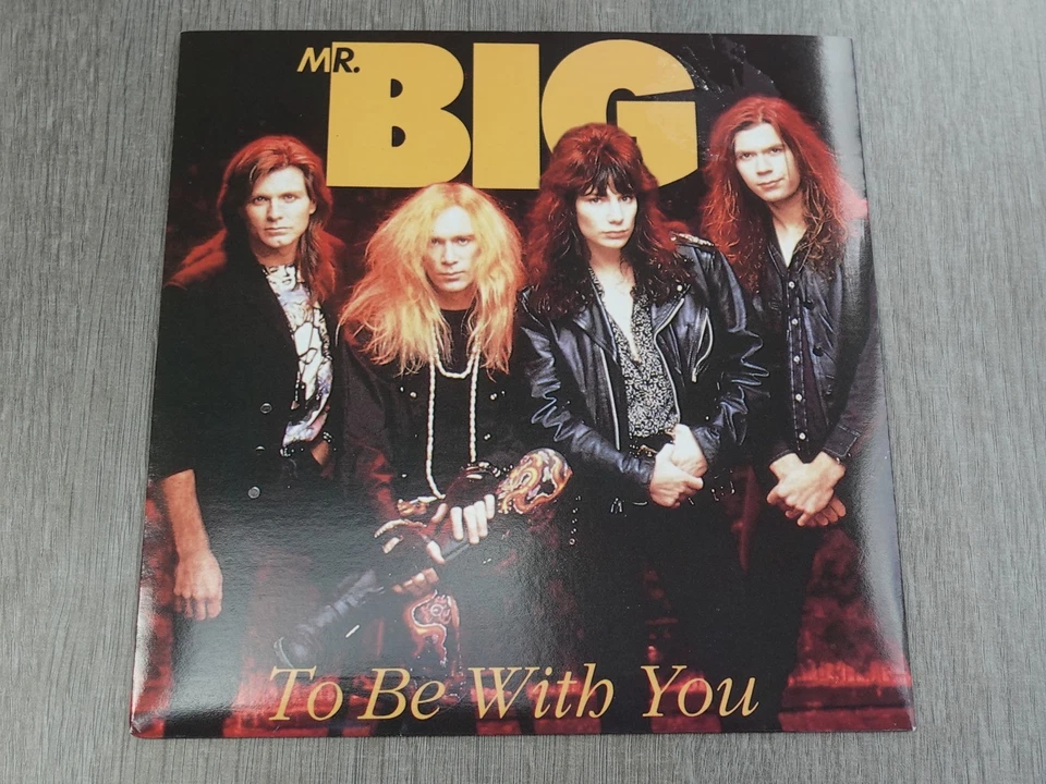 Mr Big TO BE WITH YOU 1991 UK 7" P/S 1st Press MINT - Image 1 of 4