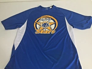 Rawling Stars Gr. L Unisex blau weiß gelb Jersey T-Shirt Nummer 13 - Bild 1 von 9
